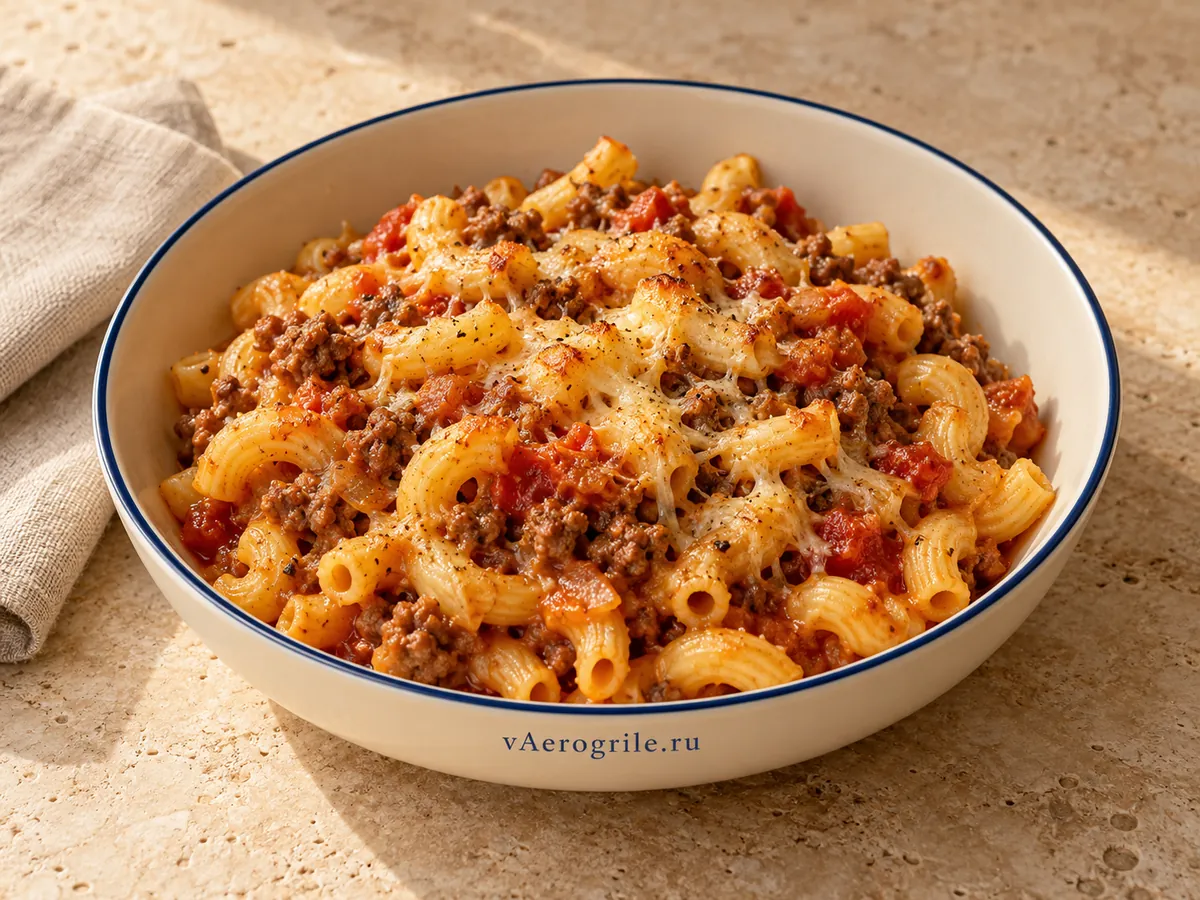 Макароны с фаршем
