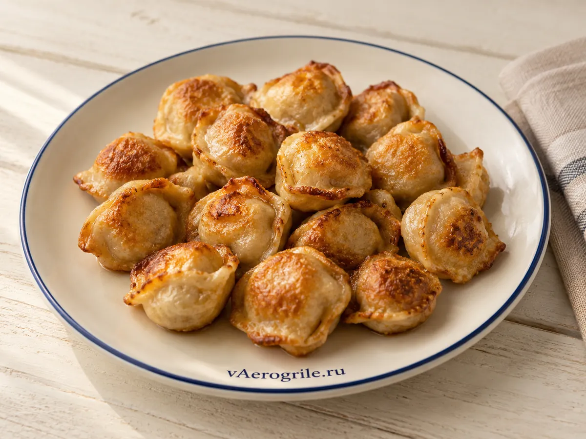 Пельмени замороженные с румяной корочкой