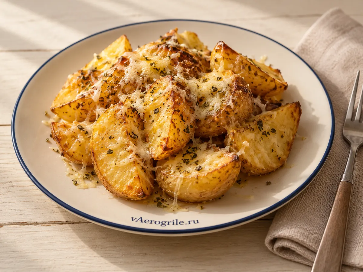Картошка с медом и сыром