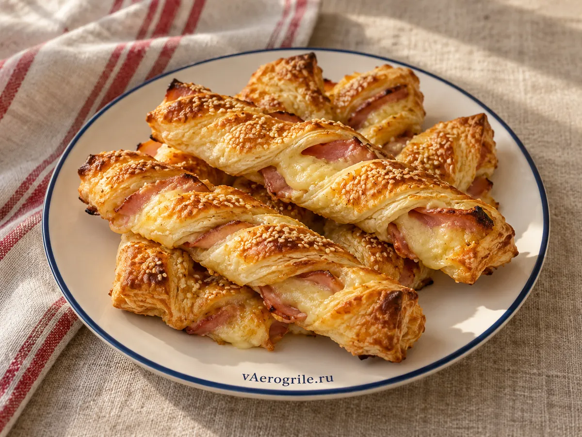 Твисты с ветчиной и сыром