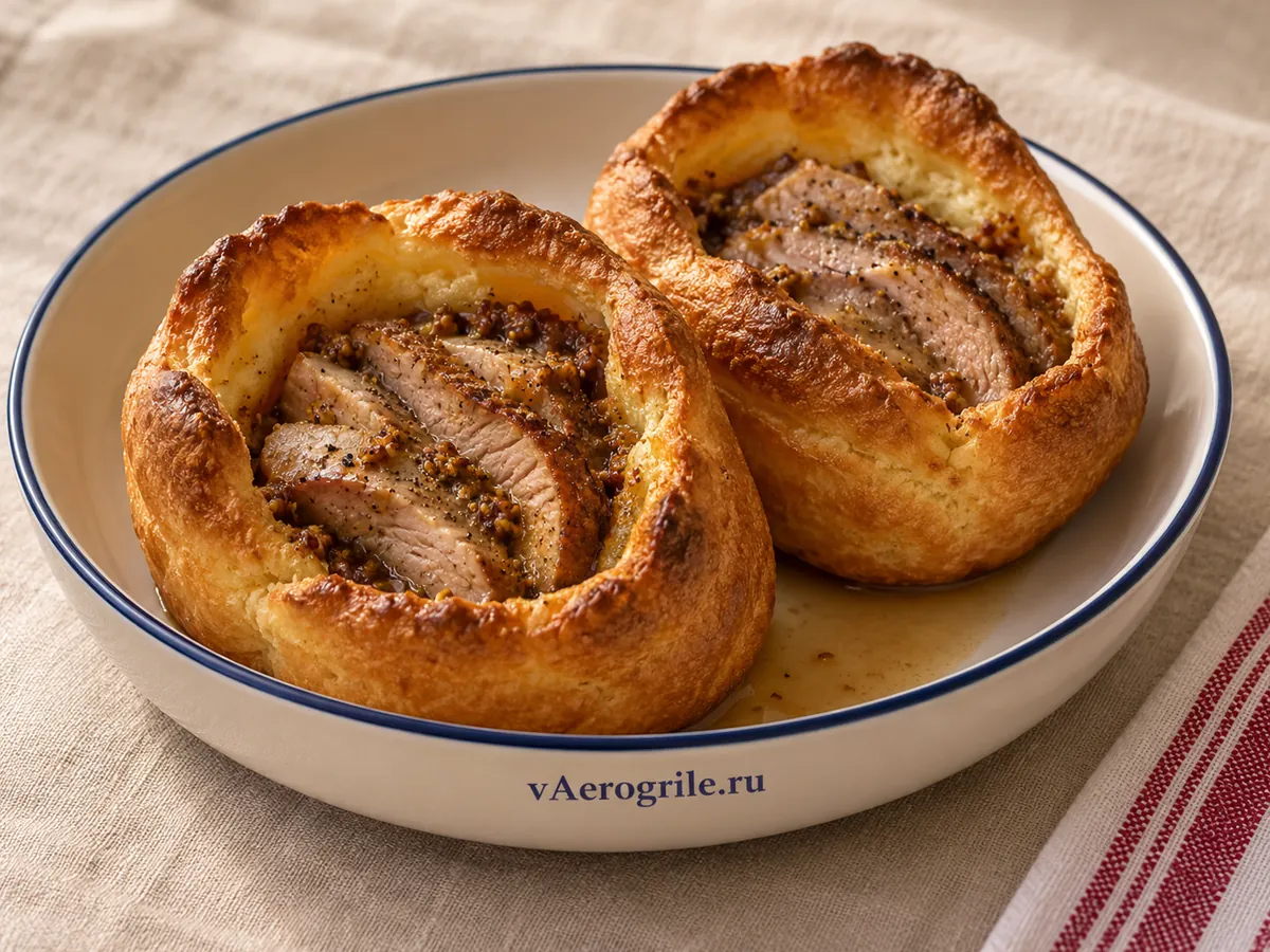 Йоркширский пудинг с мясом